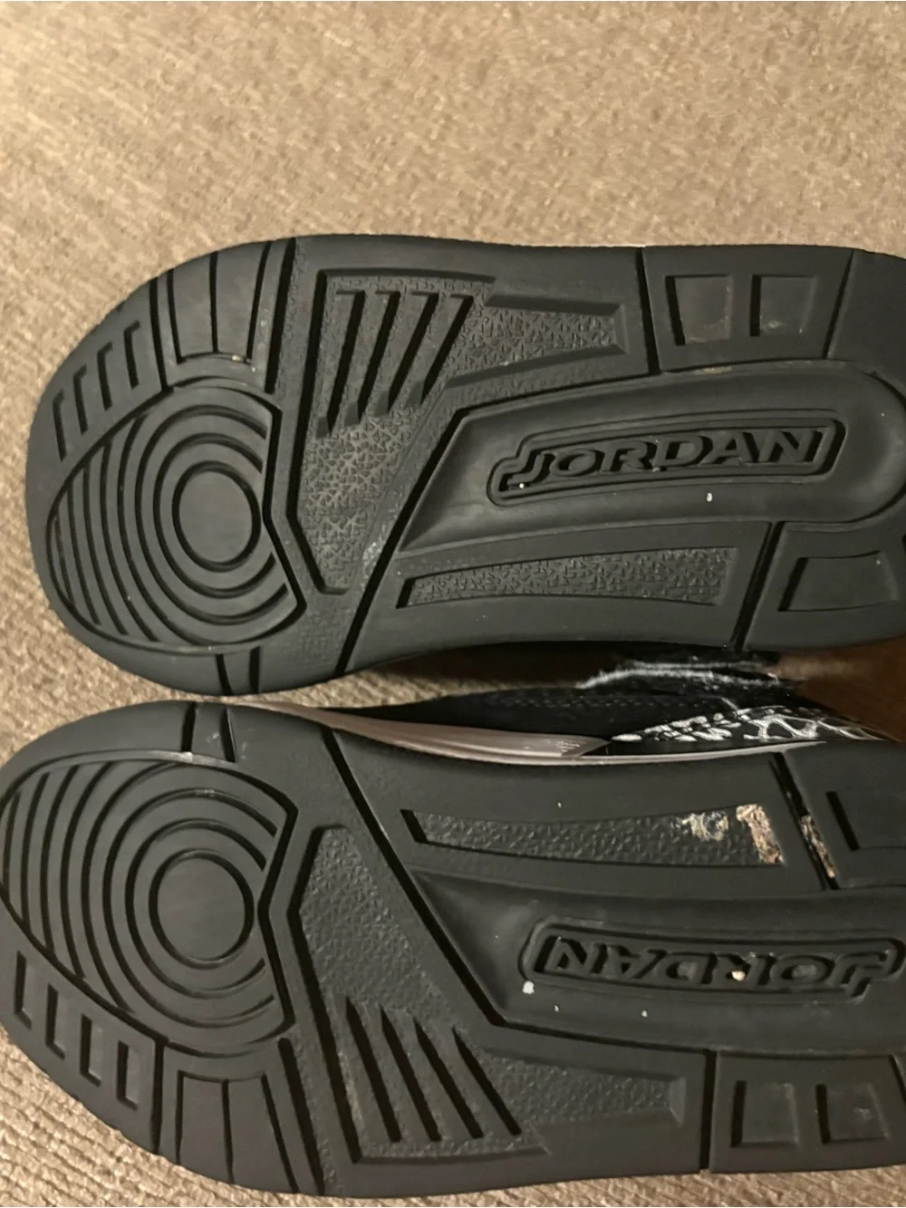 Nike Kids Black and Orange Hook-and-Loop Sneakers